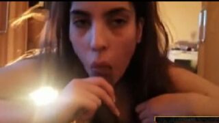 Videshi Girl Slowly Sucking Penis Desi Guy
